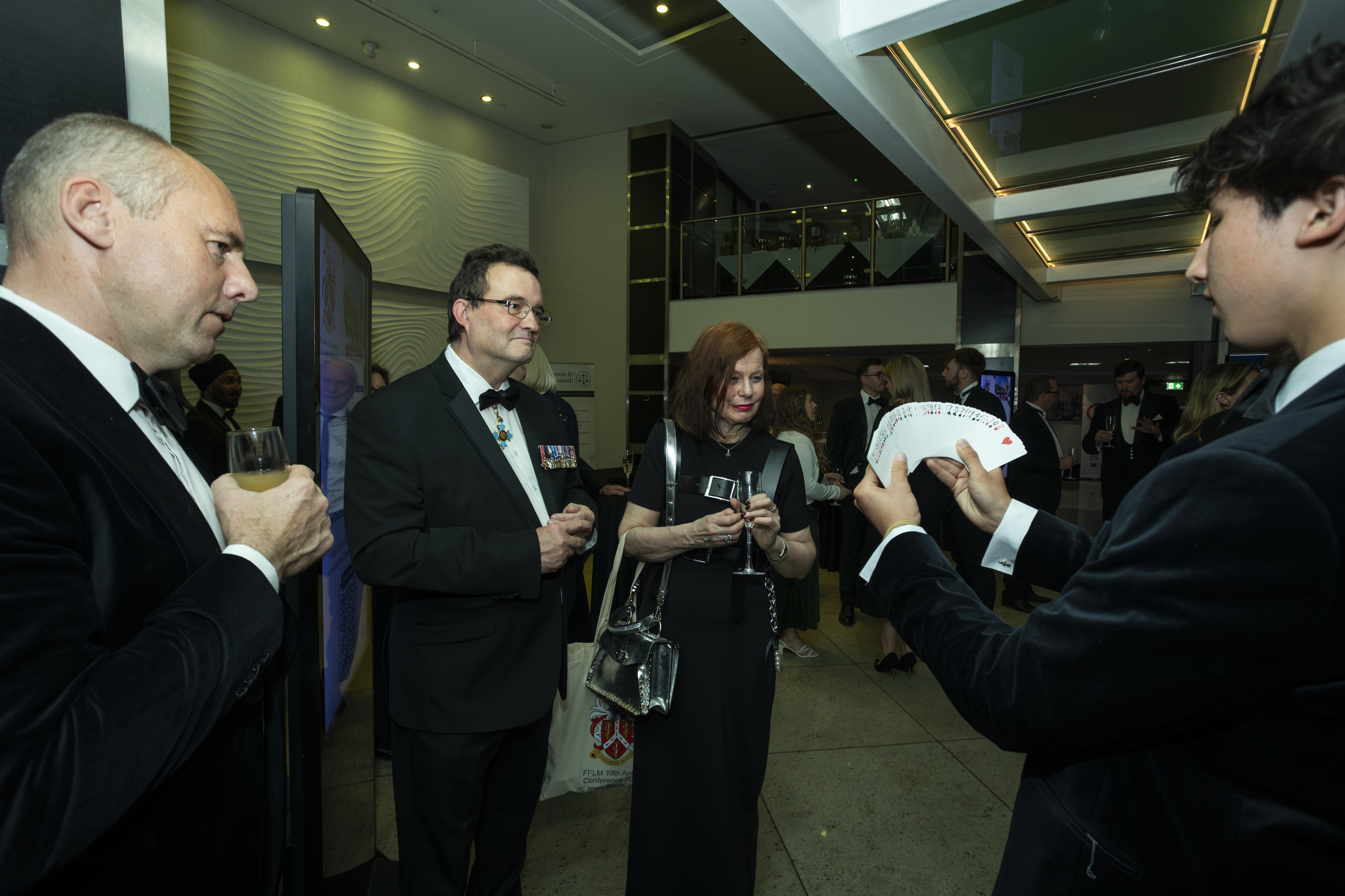 Noah creating a memorable moment at an event
